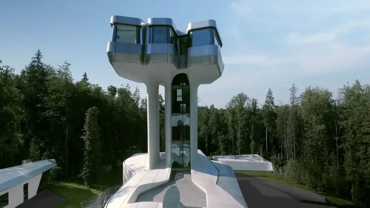 Casa Starship: Singura locuință proiectată de Zaha Hadid, o minune arhitecturală