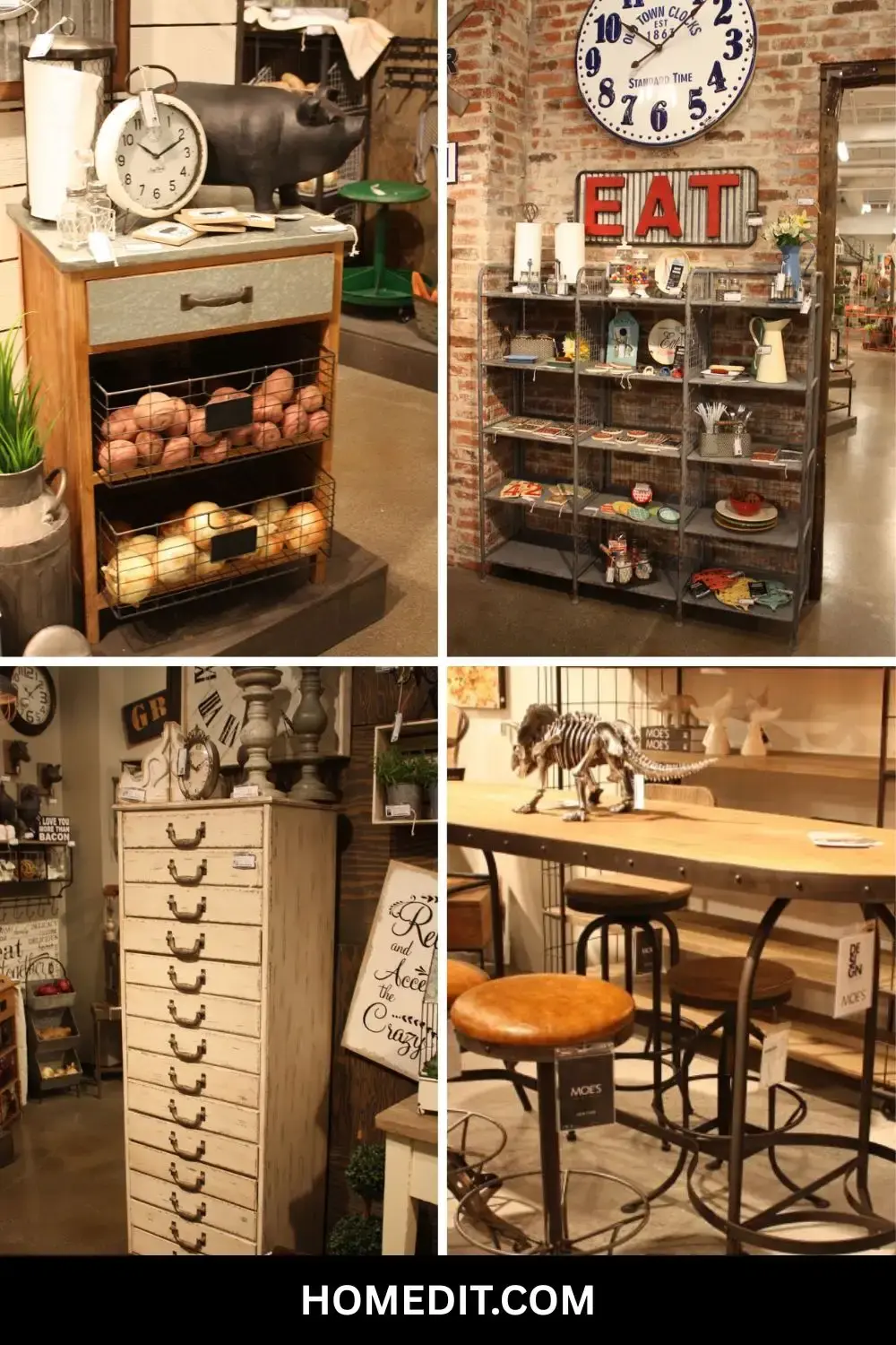 Furniture vechi de magazin acum decor casa