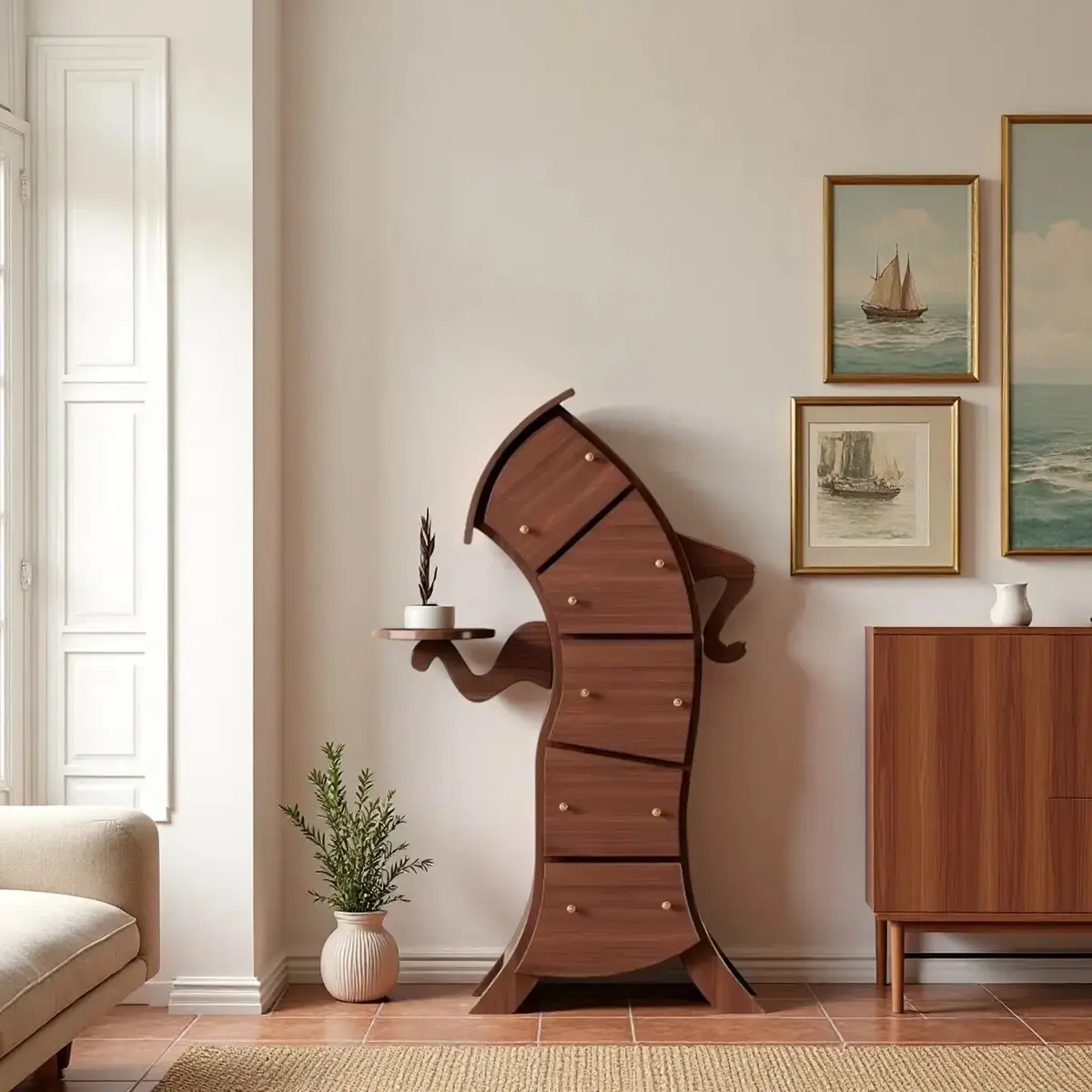 Un dulap inspirat din „Frumoasa și Bestia”: Funcționalitate și magie în designul interior