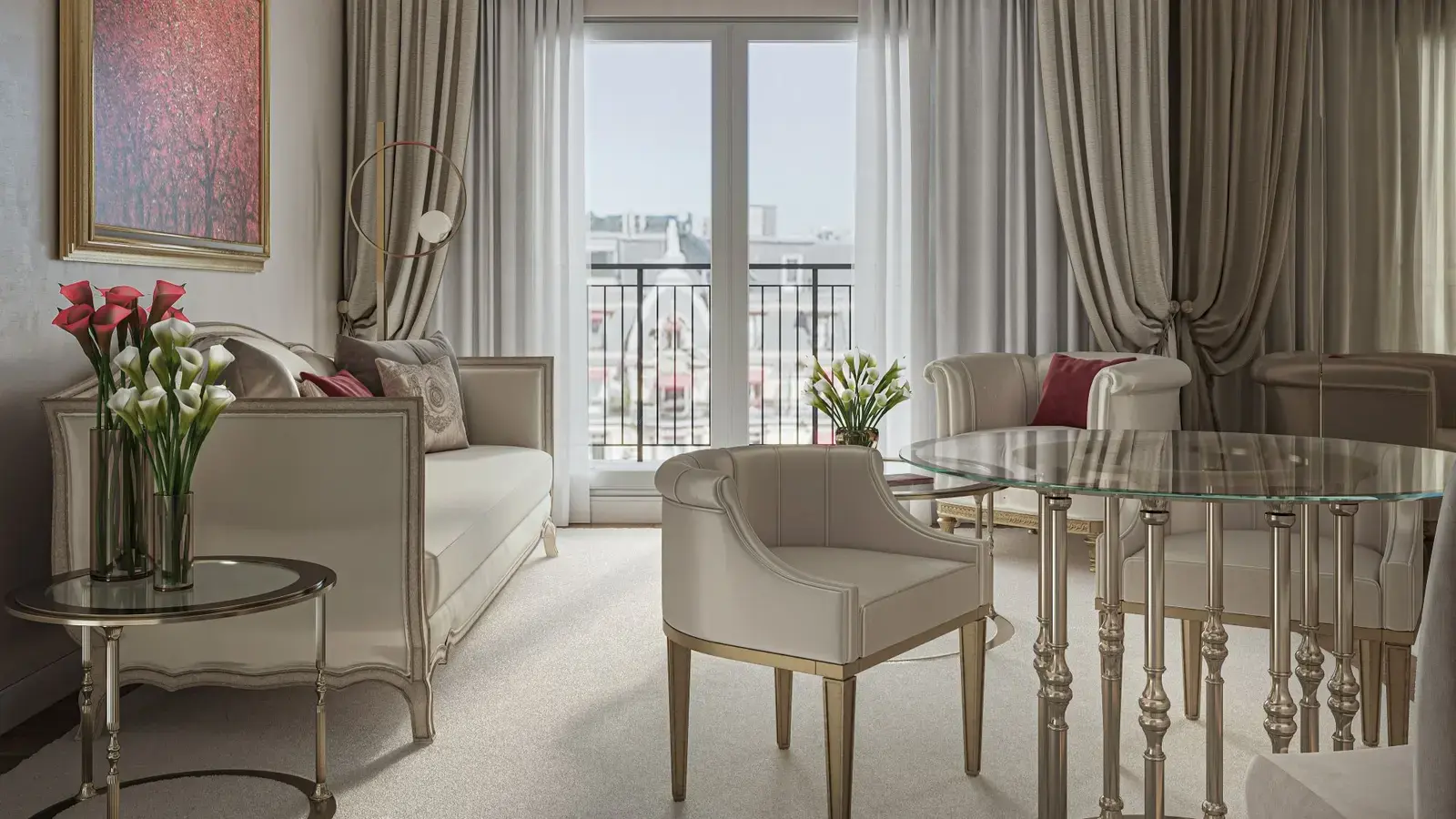 Lux francez într-o vilă exclusivă din Triunghiul de Aur parizian