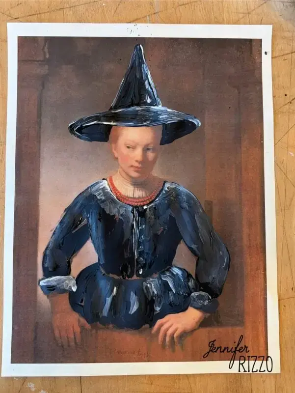 Cum să transformi un portret vechi într-o decorație de Halloween